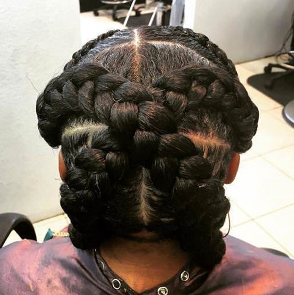 55 Of The Most Stunning Styles Of The Goddess Braid With Regard To Most Recent Criss Cross Goddess Braids Hairstyles (View 3 of 15)