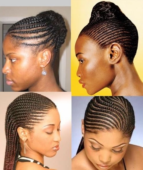 55 Superb Black Braided Hairstyles That Allure Your Look – Fabulous Within Recent Cornrows Hairstyles For Black Woman (View 6 of 15)