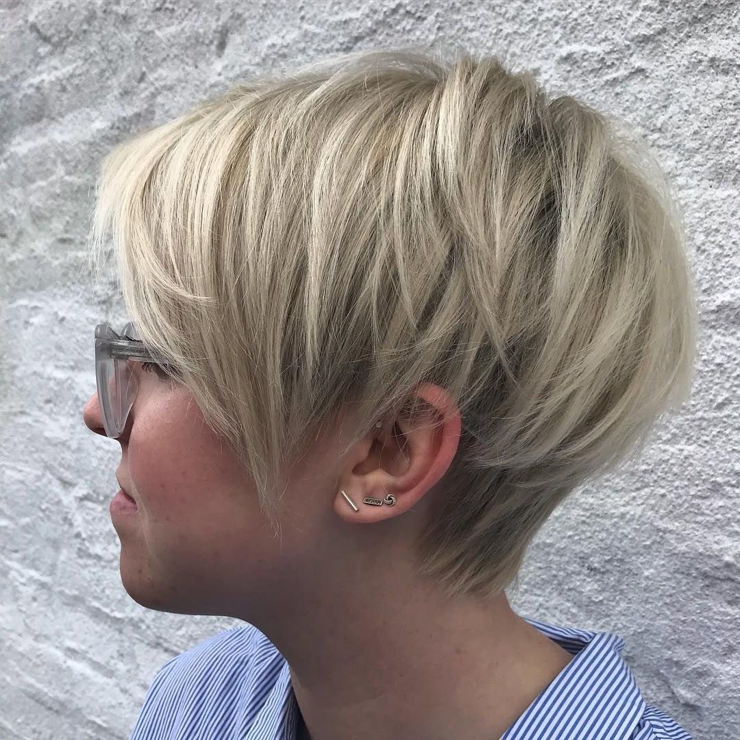 60 Gorgeous Long Pixie Hairstyles Pertaining To Recent Choppy Pixie Fade Haircuts (View 10 of 15)