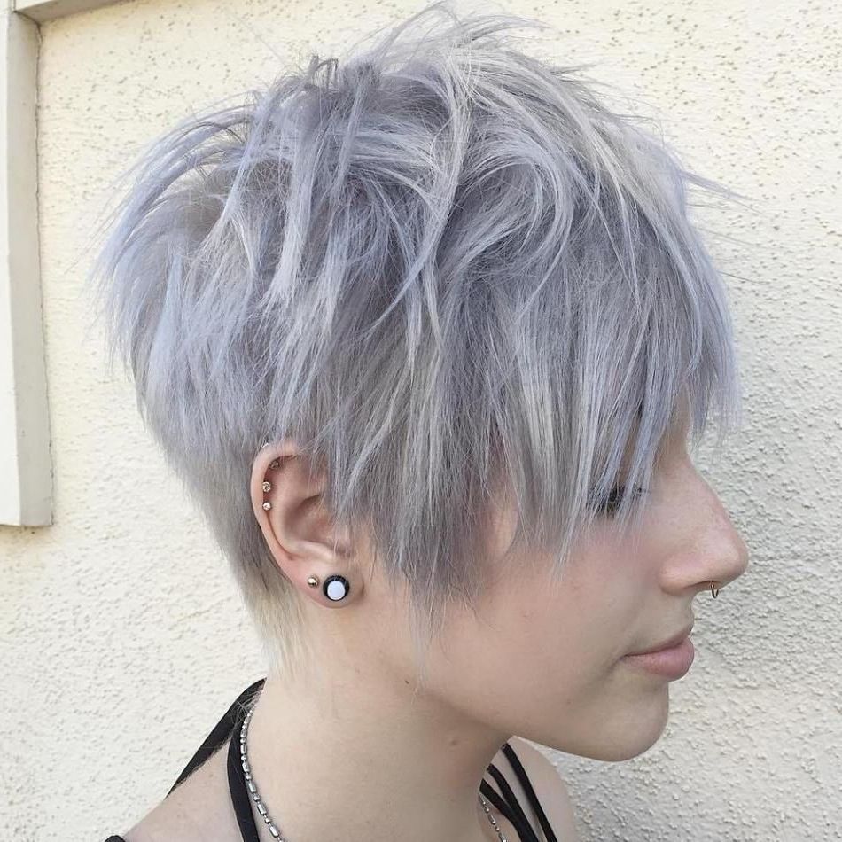 60 Overwhelming Ideas For Short Choppy Haircuts | Pixies, Hair Cuts Intended For Best And Newest Choppy Gray Pixie Haircuts (View 2 of 15)