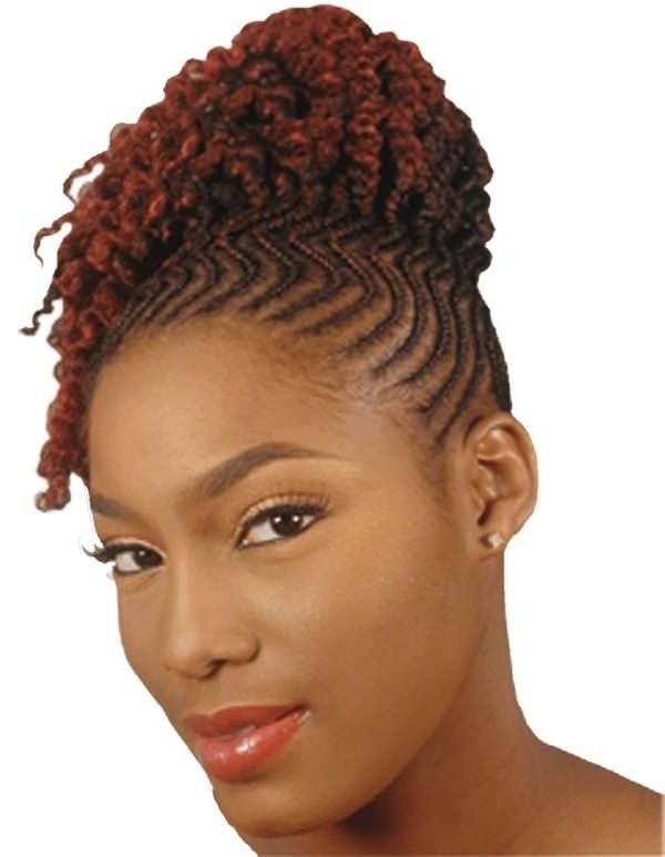 61 Short Hairstyles That Black Women Can Wear All Year Long Regarding Most Recently Braided Updo Hairstyles For Short Natural Hair (Photo 13 of 15)
