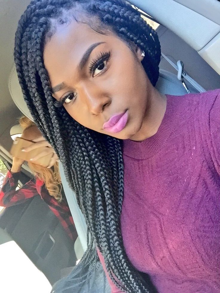 65 Box Braids Hairstyles For Black Women Amazing Of Braid Styles For Intended For 2018 Braided Hairstyles Without Edges (View 10 of 15)
