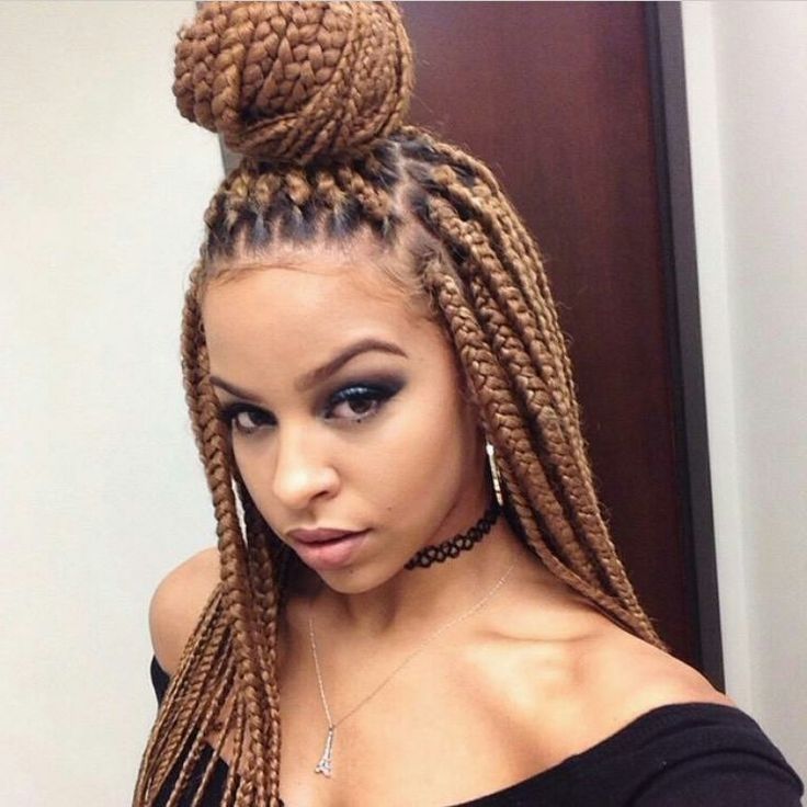 65 Box Braids Hairstyles For Black Women For Most Current Long Braids For Black Hair (View 12 of 15)