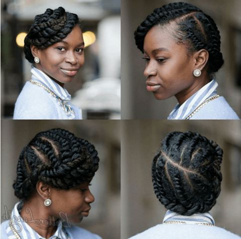 7 Best Protective Hairstyles That Actually Protect Natural Hair For Intended For Newest Natural Cornrows And Twist Hairstyles (View 14 of 15)