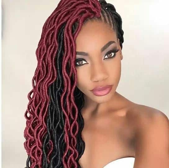 7 Most Seductive Nubian Twists You'll Instantly Fall For Throughout 2018 Twisted Black And Magenta Mohawk (View 15 of 15)