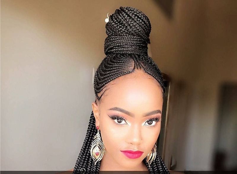 7 Super Tiny Cornrow Hairstyles That Will Make You Forget Ghanaian In Current Small Cornrows Hairstyles (View 3 of 15)