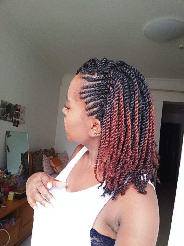 85+ Hot Photo. Look Good With The Flat Twist Hairstyles!! | Twist Regarding Most Recent Natural Cornrows And Twist Hairstyles (Photo 4 of 15)