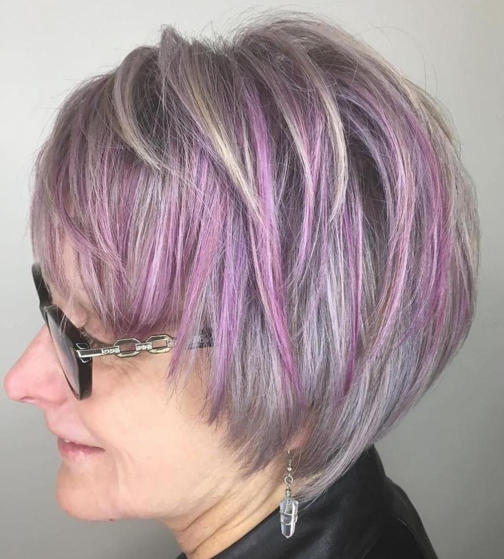 90 Classy And Simple Short Hairstyles For Women Over 50 | Pinterest For Most Recently Lavender Pixie Bob Haircuts (View 3 of 15)
