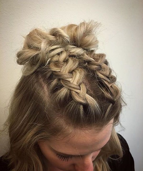 98 Elegant And Beautiful French Braid Ideas For Most Recently Double Loose French Braids (View 6 of 15)