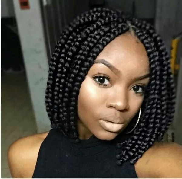 African American Braided Bob Hairstyles | American African Haircut With Regard To 2018 Cornrows Bob Hairstyles (Photo 8 of 15)