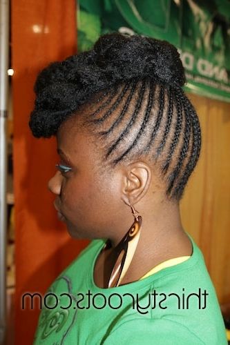 African American Braided Hair Bun With Regard To Newest African American Braided Hairstyles (View 12 of 15)