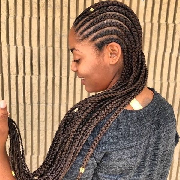African Braids Hairstyles Pretty Braid Styles For Black Women With Regard To Most Up To Date African Cornrows Hairstyles (View 8 of 15)
