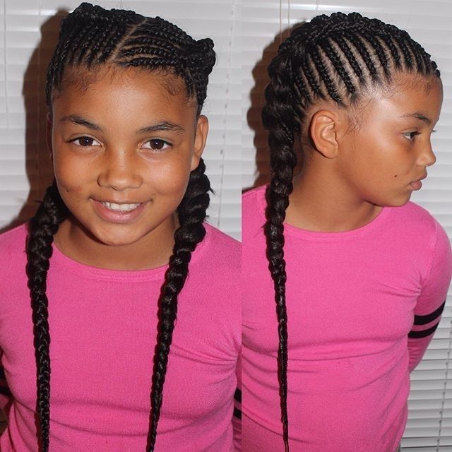 Allen Iverson Braids Will Never Go Out Of Style! #azbraids In 2018 Youthful Fulani Crown With Horizontal Braids (Photo 11 of 15)