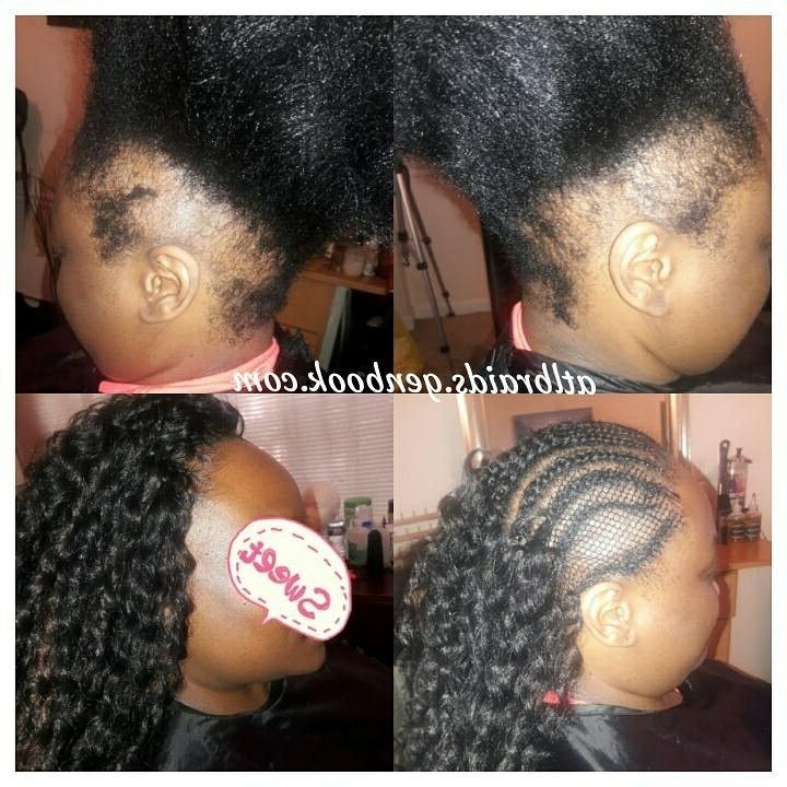 Alopecia? No Problem!! Crochet Braids Are A Perfect Style! Your With Regard To Most Up To Date Cornrows Hairstyles With No Edges (Photo 2 of 15)