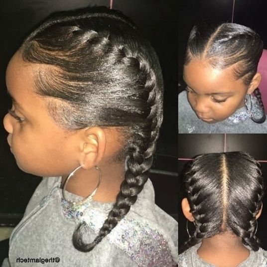 Best 25 French Braids Black Hair Ideas On Pinterest Braids With Inside Most Recent French Braid Hairstyles For Black Hair (Photo 12 of 15)