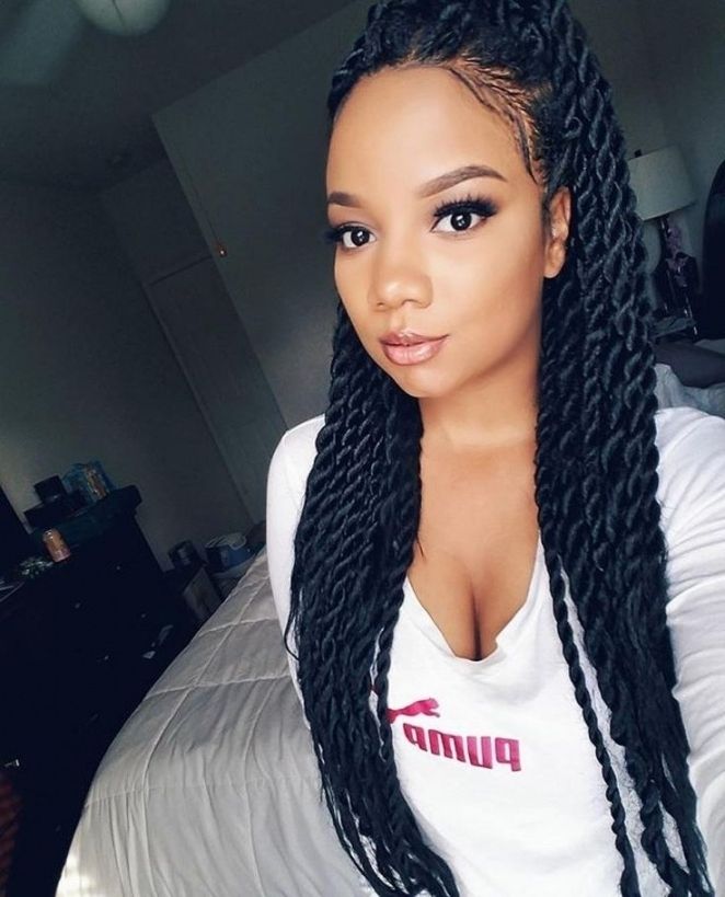 Best 25 Senegalese Twists Ideas On Pinterest Twists Twist African Inside Most Recent Senegalese Braided Hairstyles (View 11 of 15)