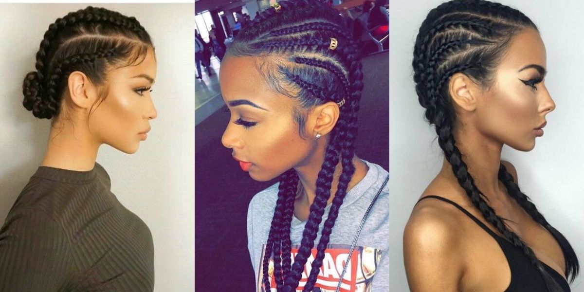 Best Black Women Natural Hairstyles | Hairdrome In Most Popular Cornrows Hairstyles For Ladies (View 6 of 15)