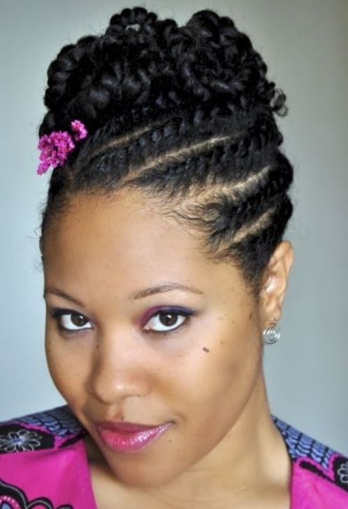 Best Braided Hairstyles For Round Faces – Extraordinary Braided Pertaining To Most Up To Date Cornrows Hairstyles For Round Faces (Photo 15 of 15)