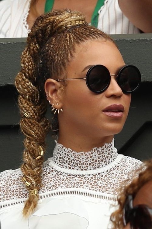 Beyoncé Straight Medium Brown All Over Highlights, Braid, Mini Intended For Most Current Beyonce Braided Hairstyles (View 13 of 15)