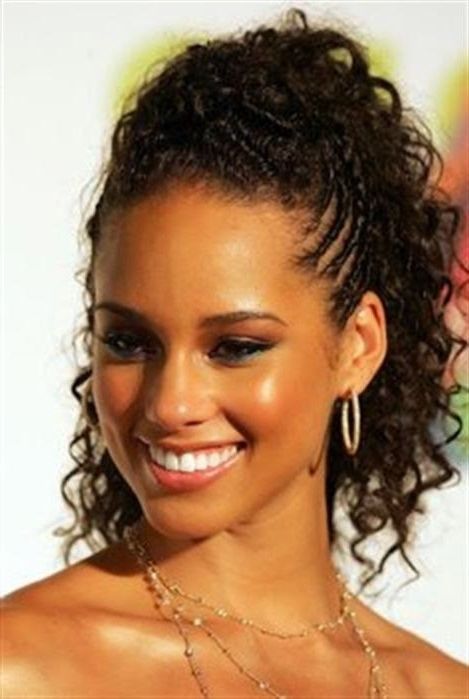 Black Braided Hairstyle Curly Hair | Eveatahiti Hairstyles Intended For Most Popular Braided Hairstyles On Curly Hair (Photo 12 of 15)