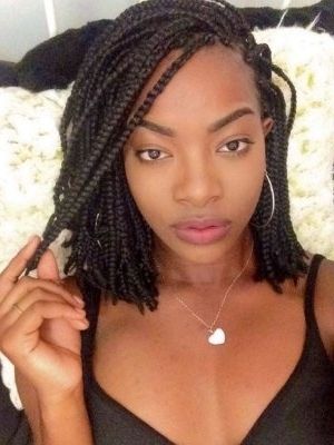 Black Braided Hairstyles 2018 – Big, Small, African, 2 And 4 Cornrows In Newest Black Cornrows Hairstyles (View 10 of 15)