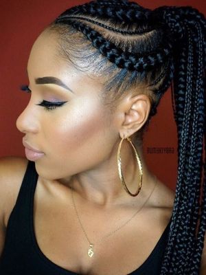 Black Braided Hairstyles 2018 – Big, Small, African, 2 And 4 Cornrows Inside Recent Cornrows Braided Hairstyles (View 3 of 15)