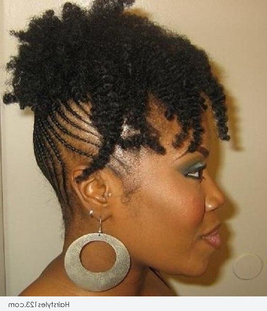 Black Braided Mohawk Hairstyles Most Delightful Of Mohawk Hairstyles Inside Most Current Black Braided Mohawk (Photo 6 of 15)