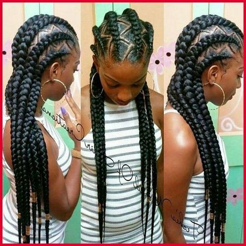 Black Cornrows Hairstyles 41091 African American Cornrow Hairstyles Regarding 2018 Cornrows African American Hairstyles (View 2 of 15)
