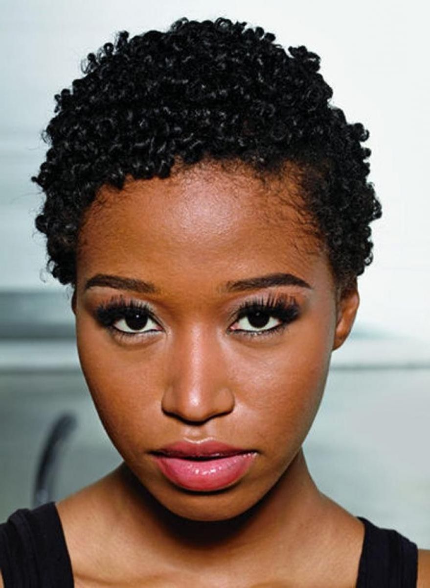 Black Woman Short Curly Hair – Hairstyles Inspiring For Latest Short Black Hairstyles For Curly Hair (Photo 6 of 15)