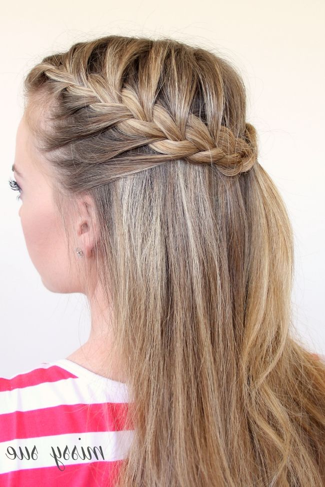 Braid 11 Half Up French Braids For Newest French Braid Pull Back Hairstyles (Photo 10 of 15)
