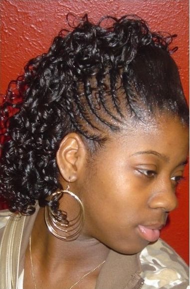Braid Hairstyle For Kids Pertaining To Latest Braided Hairstyles On Relaxed Hair (Photo 13 of 15)