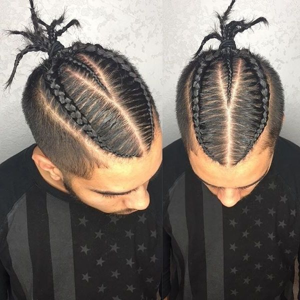 Braid Styles For Men, Braided Hairstyles For Black Man With Most Current Cornrows Hairstyles For Men (Photo 12 of 15)
