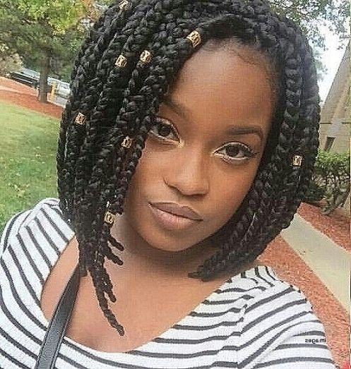 Braided Bob Hairstyle Images | American African Haircut Intended For Most Recent Braided Bob Hairstyles (Photo 4 of 15)