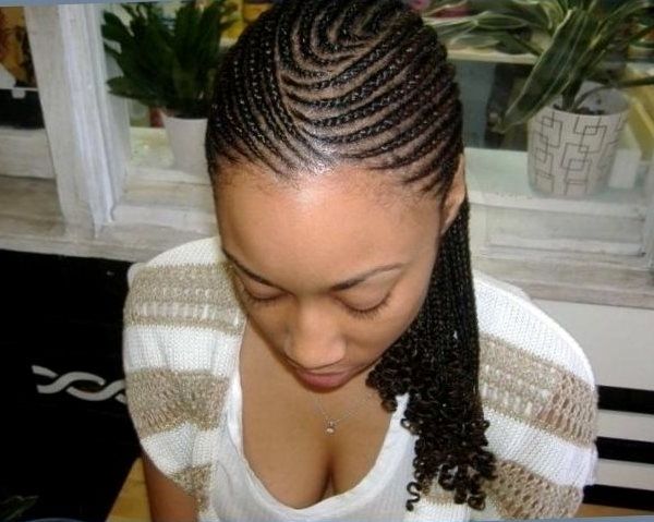 Braided Hairstyles For African American – Lovely Braided Hairstyles Inside Most Current Cornrows Hairstyles For Adults (Photo 7 of 15)