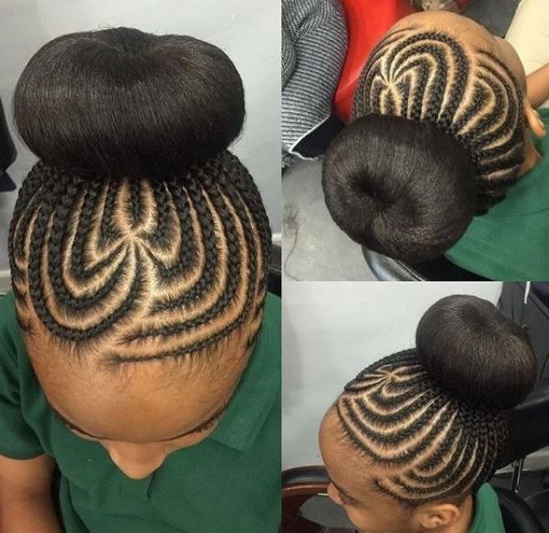 Braided Hairstyles For Black Girls – 30+ Impressive Braided With Regard To 2018 Braided Hairstyles Into A Bun (View 12 of 15)