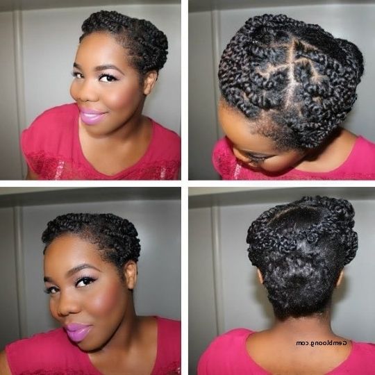 Braided Hairstyles For Black Women With Relaxed Hair Beautiful Regarding Current Braided Hairstyles On Relaxed Hair (Photo 1 of 15)