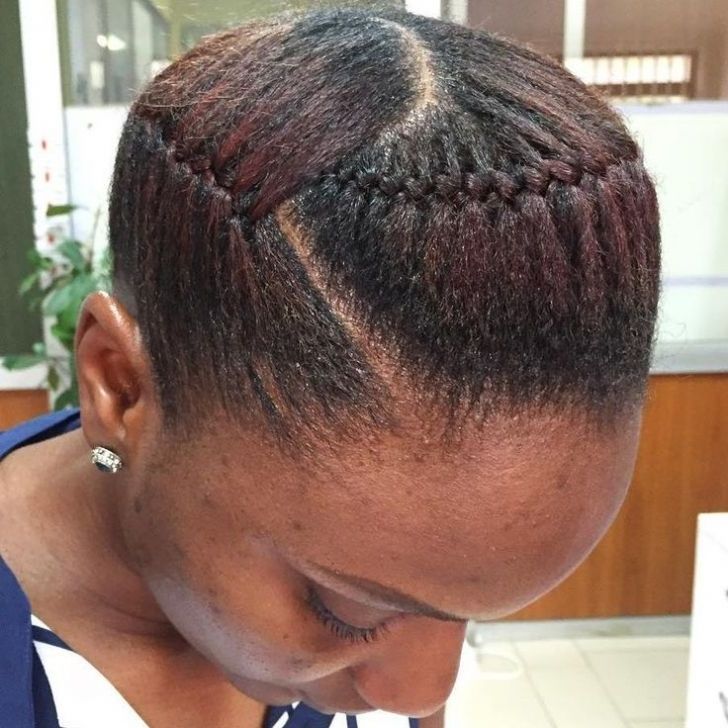 Braided Hairstyles For Short Natural Hair Extraordinary – Countrythinker Intended For Current Braided Hairstyles On Short Natural Hair (Photo 10 of 15)