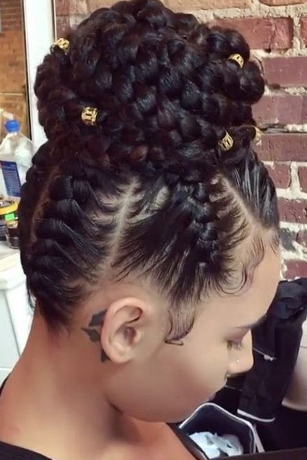 Braided Prom Hairstyles – Essence Intended For Most Popular Cornrows Prom Hairstyles (View 13 of 15)