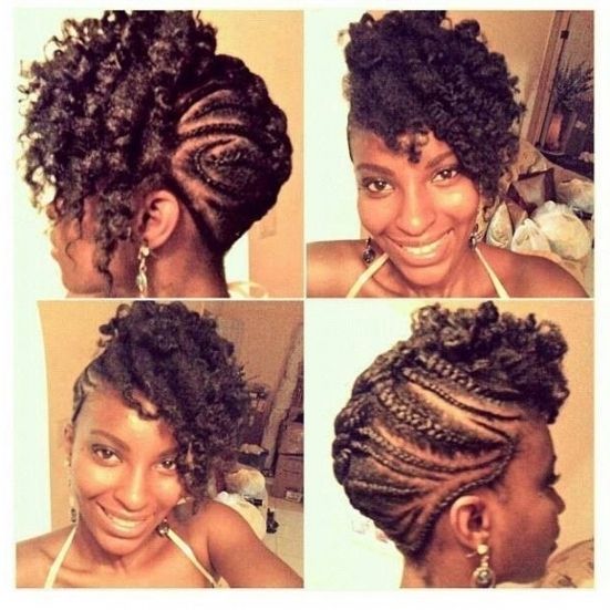 Braided Updo | Braids | Pinterest | Updo, Natural And Hair Style For In 2018 Braided Updo With Curls (Photo 4 of 15)