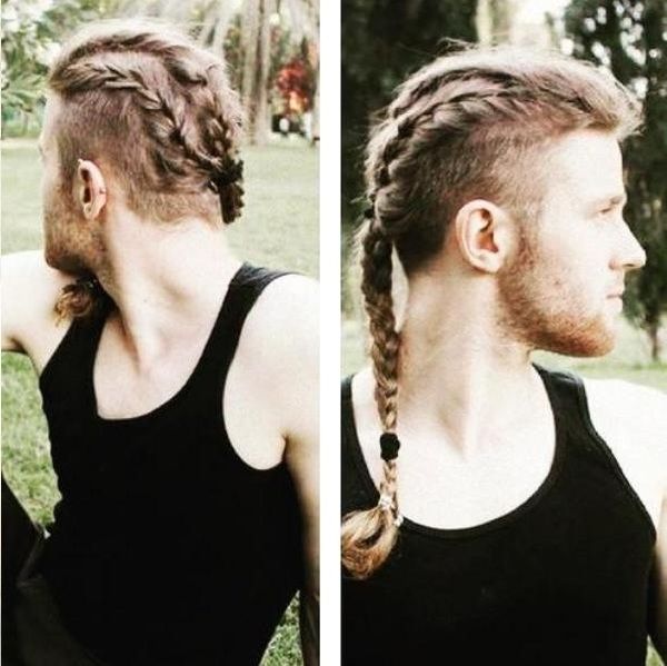 Braids For Men. Simple And Creative Looks With 2018 Long Braided Flowing Hairstyles (Photo 15 of 15)