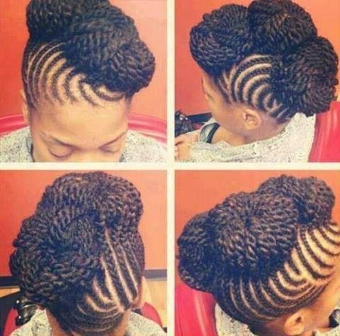 Braids, Natural Hair No Weave At All. | Black Women | Pinterest Inside Most Current Cornrows Hairstyles Without Weave (Photo 12 of 15)