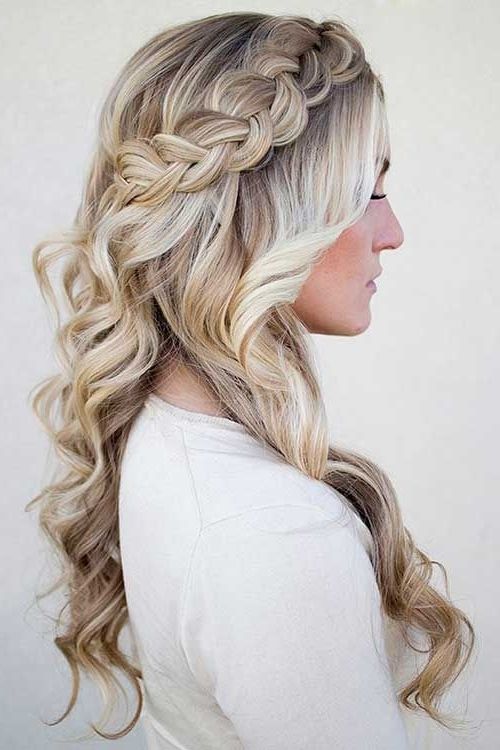 Bridal Wedding Braided Hairstyles For Long Hair | Bridal Hair Inside Latest Wedding Braided Hairstyles For Long Hair (Photo 10 of 15)