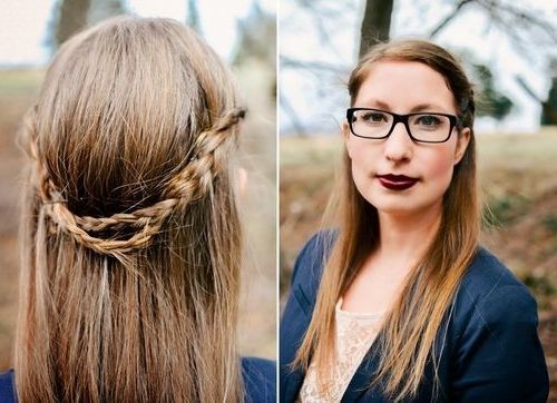 Casual Half Up Half Down Hairstyles 20 Trendy Half Braided Inside Most Popular Casual Braided Hairstyles (View 14 of 15)