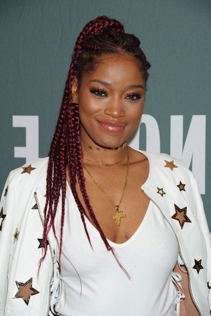 Celebs Rocking Ghana Braids: 5 Looks That'll Convince You To Rock Regarding Recent Ghana Braids Hairstyles (Photo 8 of 15)