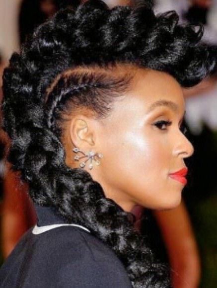 Featured Photo of Top 15 of Chunky Mohawk Braids Hairstyles