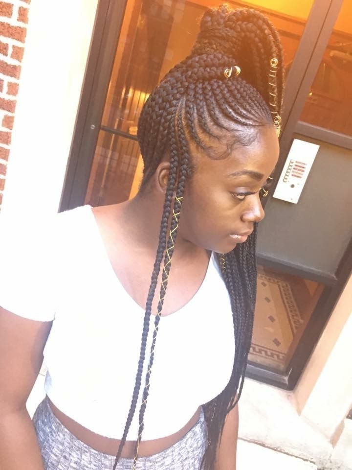 Cleopatra | Braids | Pinterest | Cleopatra, Black Girls Hairstyles Intended For 2018 Cleopatra Style Natural Braids With Beads (Photo 2 of 15)