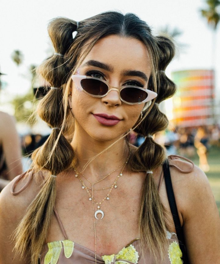 Coachella Biggest Beauty Trends Buns Braids Highlighter Within Most Popular Coachella Braid Hairstyles (View 7 of 15)