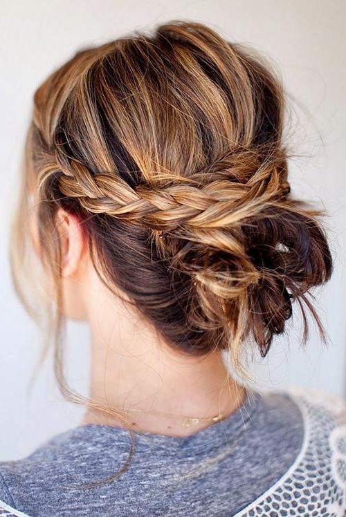 Cool Updo Hairstyles For Women With Short Hair | Fashionisers Inside 2018 Braided Updo Hairstyles For Short Hair (Photo 1 of 15)