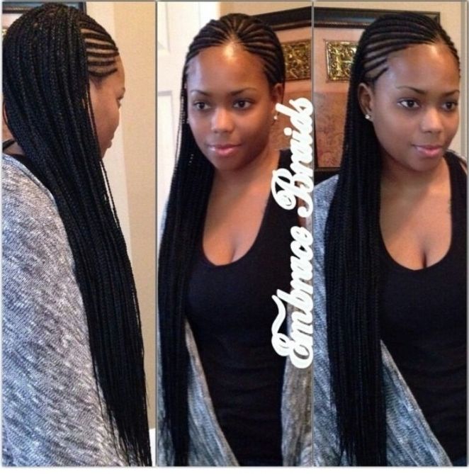 Cornrow And Box Braids Hairstyles Clue Pertaining To Protective Pertaining To Most Current Cornrows Protective Hairstyles (View 9 of 15)