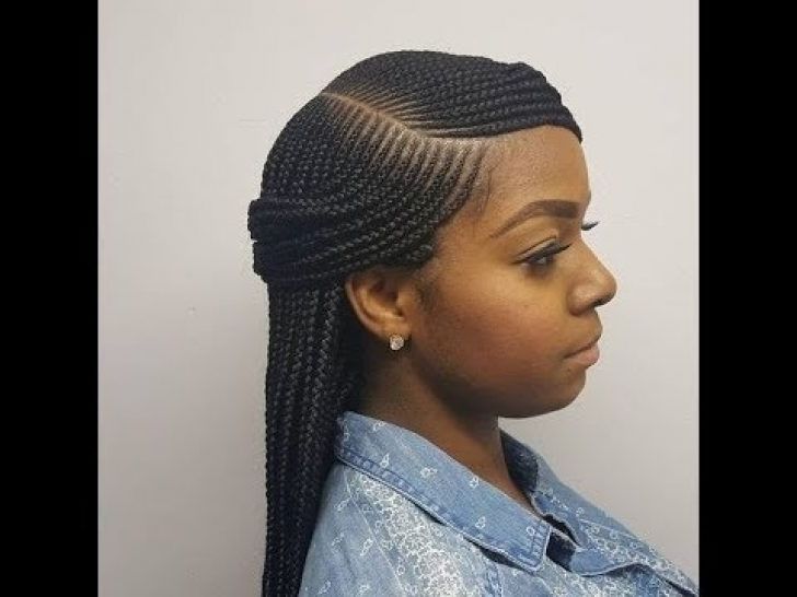 Cornrow Braids 2018 | American African Haircut Regarding Most Up To Date Cornrows Hairstyles That Cover Forehead (Photo 11 of 15)